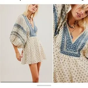 Free People Sweet Southwest Mini Dress XS